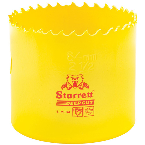 Bi-Metal Holesaw - 2-1/2", 2-1/2", 2" Depth of Cut, Bi-Metal