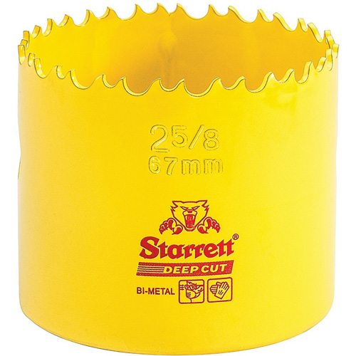 Bi-Metal Holesaw - 2-5/8", 2-5/8", 2" Depth of Cut, Bi-Metal