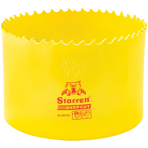 Bi-Metal Holesaw - 3-1/4", 3-1/4", 2" Depth of Cut, Bi-Metal