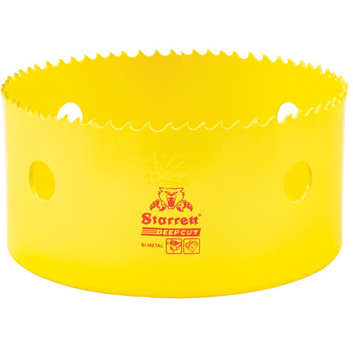 Bi-Metal Holesaw - 4-1/2", 4-1/2", 2" Depth of Cut, Bi-Metal