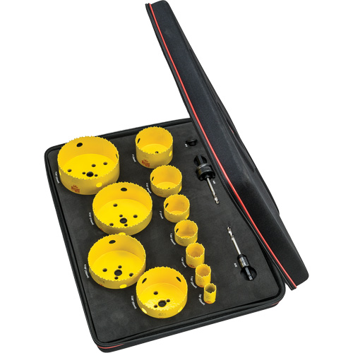 Electrician's Hole Saw Kit, 14 Pieces