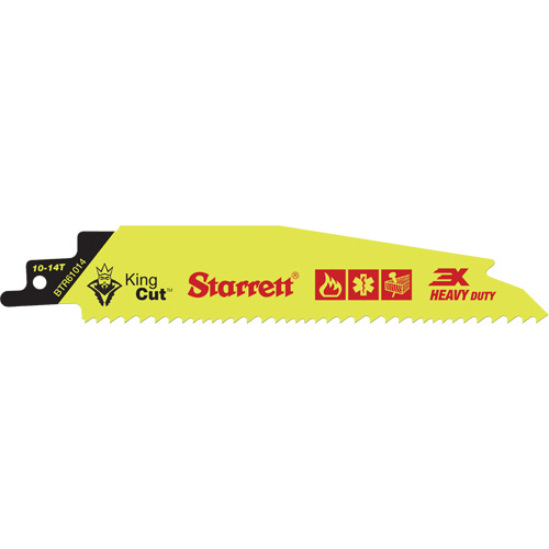 King Cut™ Reciprocating Blade, Bi-Metal, 10-14 TPI, 12" L x 1" W