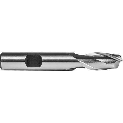 End Mill, 1/8" Dia., 2 Flutes, High Speed Steel