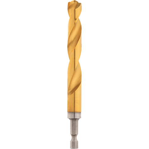 Shockwave™ Drill Bit, 1/2", Titanium, 3-21/64 Flute, 135° Point