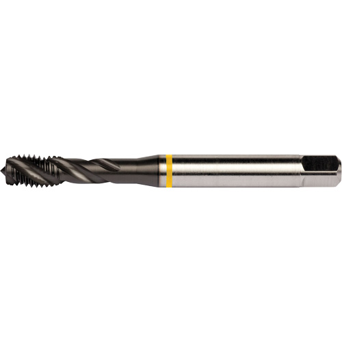 Yellow Shark Spiral Flute Tap, High Speed Cobalt, 3/4"-16 Thread, 4.331" L