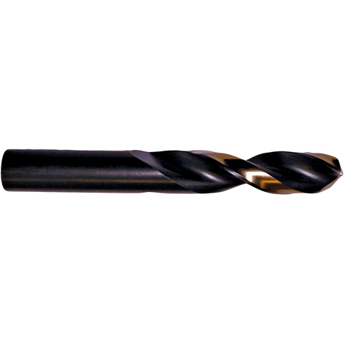312SM Heavy-Duty Stub Drill Bit, 3/8", High Speed Steel, 1-13/16" Flute, 135° Point