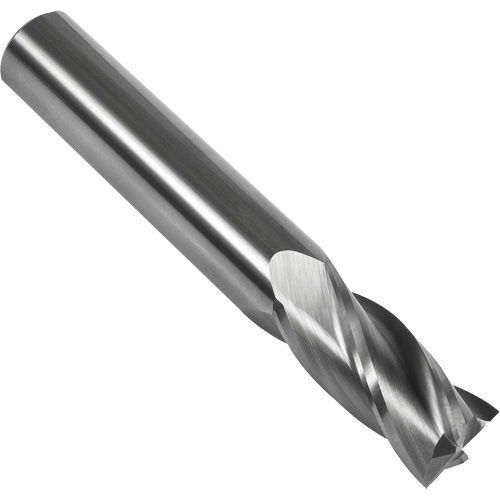 S135 End Mill, 4 mm Dia., 50 mm L, 4 Flutes, 4 mm Shank, Carbide
