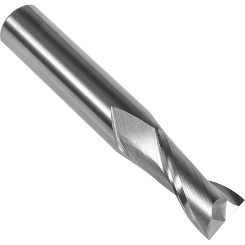 S108 30° Square End Mill, 1" Dia., 4" L, 2 Flutes, 1" Shank, Carbide