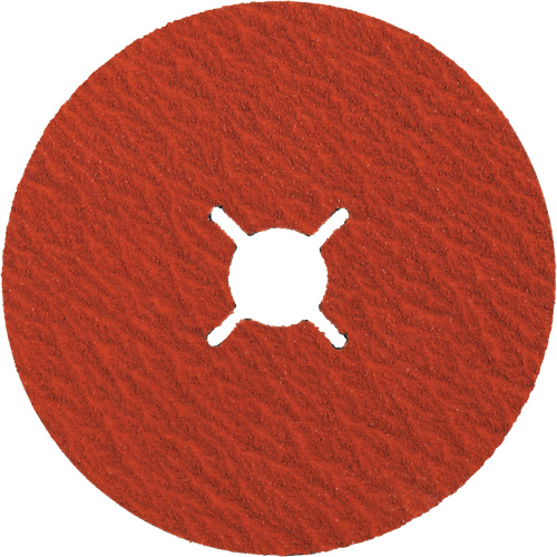 Cerabond X Fibre Disc, Ceramic, 120, 4-1/2" Dia x 7/8" Arbor