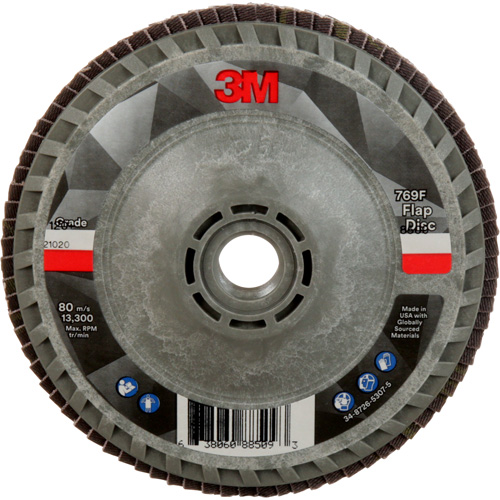 769F Quick Change Flap Disc, 4-1/2" x 5/8"-11, Type 27, 120+ Grit, Ceramic