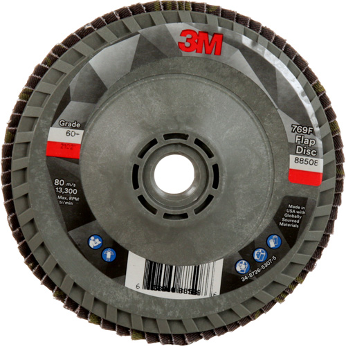 769F Quick Change Flap Disc, 4-1/2" x 5/8"-11, Type 29, 60+ Grit, Ceramic