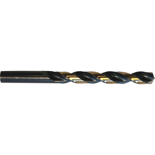 Heavy-Duty MRO Jobber Drill, High Speed Steel, 21/64", 4-5/8" L, 3-5/16" Flute, 135° Point Angle