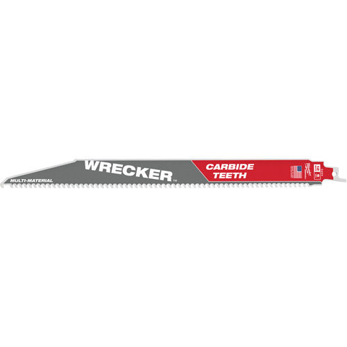 Wrecker™ Sawzall® Blade, Carbide, 6 TPI, 12" L x 1" W