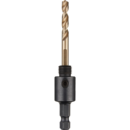Hole Dozer™ Hole Saw Small Arbor with Cobalt Pilot Bit, 0" - 1-3/16", 1/4" Shank