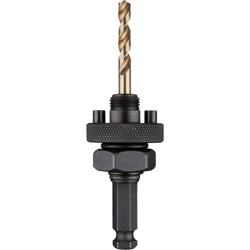 Hole Dozer™ Hole Saw Large Arbor with Cobalt Pilot Bit, 1-1/4" and Larger, 1/4" Shank