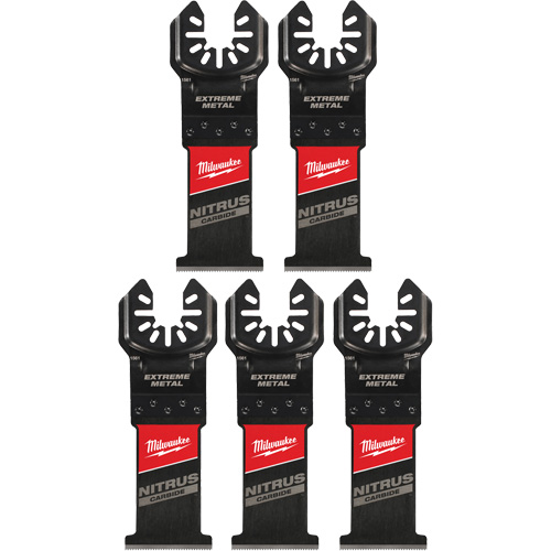 Nitrus Carbide™ Extreme Metal Universal Fit Open-Lok™ Oscillating Multi-Tool Blades