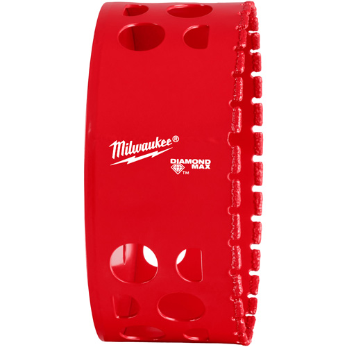 Diamond Max™ Hole Saw Bit, 4", 1-1/2" Depth of Cut, Diamond