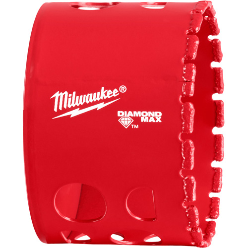 Diamond Max™ Hole Saw Bit, 2-9/16", 1-1/2" Depth of Cut, Diamond