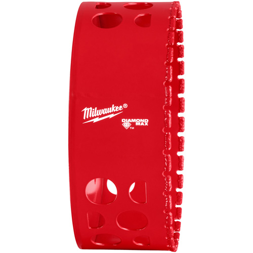 Diamond Max™ Hole Saw Bit, 4-1/2", 1-1/2" Depth of Cut, Diamond