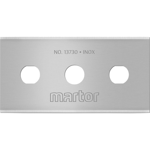 Stainless Steel Industrial Blade with Square Ends, Single Style