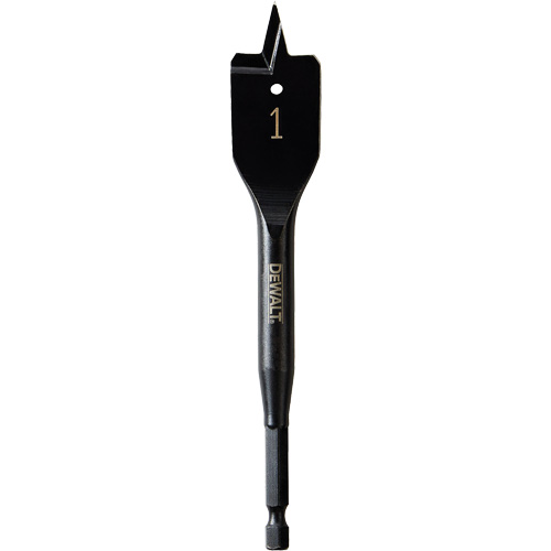 Drill Bit, 1" Diameter, 1/4" Hex Shank, 6" Length