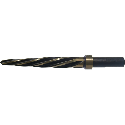 CLE-LINE 2619 Car Reamer, 1/2", Spiral Flute, High Speed Steel, Straight/3-Flat Shank