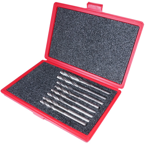 CLEVELAND 183-CSS-3 8-Piece Continuous Pilot Counterbore Set