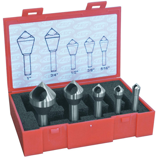 CLEVELAND 3001 Countersink & Deburring Tool Set