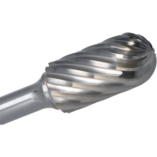 CLE-LINE 1847 Cylindrical Ball Nose Burr, SC-3, 3/8" Dia., 3/4" Depth of Cut