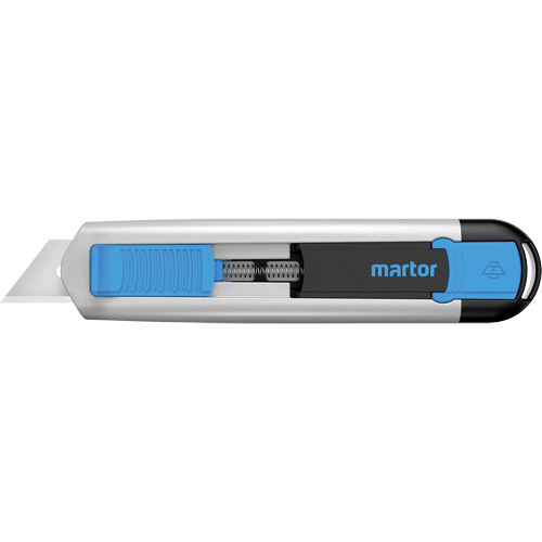 SECUNORM 525 Retractable Knife with Trapezoid Blade No. 99, 21 mm, Heavy-Duty, Aluminum Handle