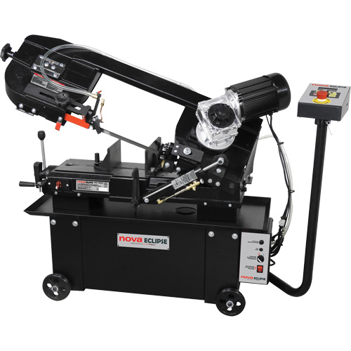 Nova DVR Metal Cutting Bandsaw, Horizontal, 7" rond et 7" x 12" rectangulaire Cutting Capacity