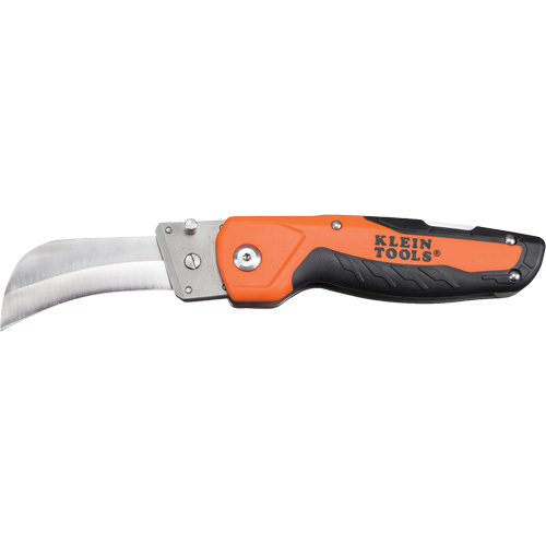 Cable Skinning Utility Knife with Replaceable Blade, 2-1/2" Blade, Stainless Steel Blade, Cushion Handle