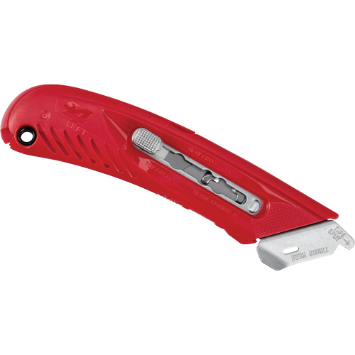 S4R™ Guarded Safety Knife, Left-Handed, Carbon Steel, Plastic Handle