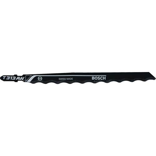 Knife Edge Jig Saw Blade for Soft Materials, High-Carbon Steel, T-Shank, 6" L