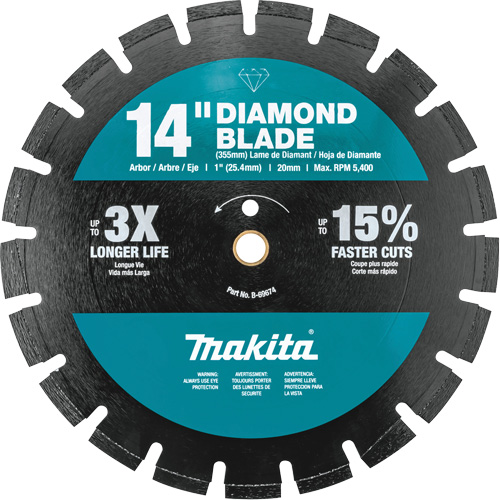 Segmented Diamond Blade, Dual Purpose