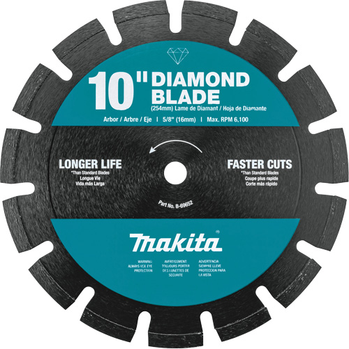Diamond Blade, Segmented, Dual Purpose