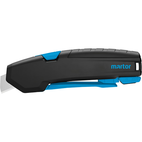 SECUPRO 425 Safety Knife with Rounded-Tip Trapezoid Blade, 15 mm, Plastic Handle