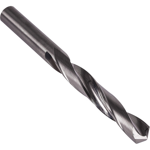 Jobber Drill Bit, Carbide, #30, 2-1/4" L, 1-1/4" Flute, 118° Point Angle