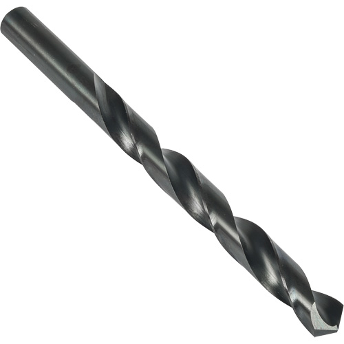 Jobber Drill Bit, High Speed Steel, 1/2", 6" L, 4-1/2" Flute, 135° Point Angle