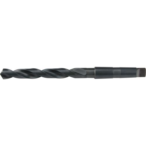 Taper Shank Drill Bit, 9/16", High Speed Steel, 4-7/8" Flute, 118° Point
