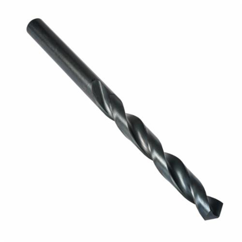 Taper Length Drill Bit, 1/4", High Speed Steel, 3-3/4" Flute, 118° Point