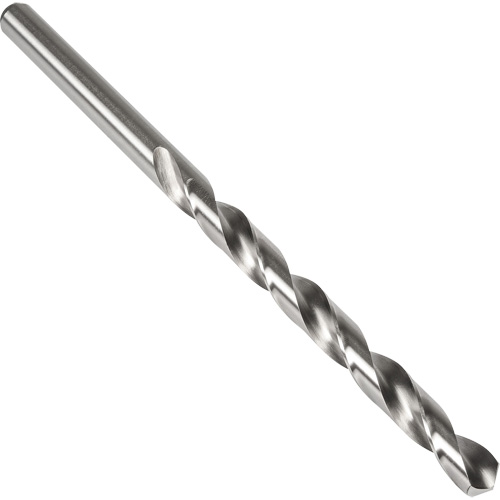 Taper Length Drill Bit, Q, High Speed Steel, 4-1/8" Flute, 118° Point
