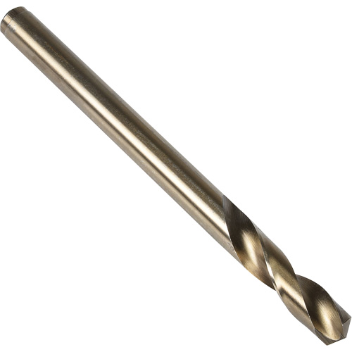 Jobber Drill Bit, High Speed Cobalt, 27/64", 5-3/8" L, 2" Flute, 135° Point Angle