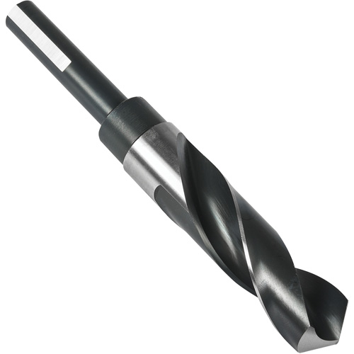 1/2" Reduced 3-Flat Shank Drill Bit, 33/64", High Speed Steel, 3" Flute, 118° Point