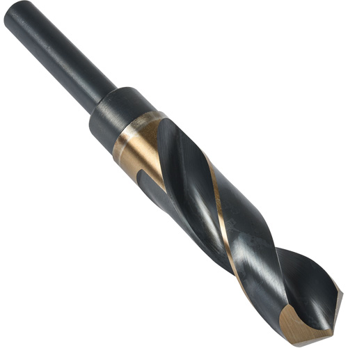 1/2" Reduced Shank Drill Bit, 1", High Speed Cobalt, 3" Flute, 118° Point