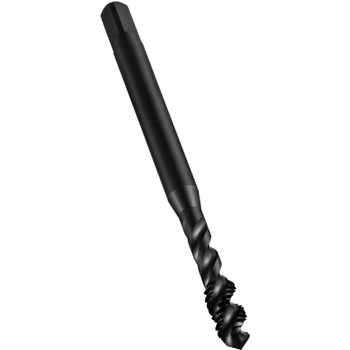 Spiral Flute Tap, High Speed Cobalt, M6x1 Thread, 2-1/2" L