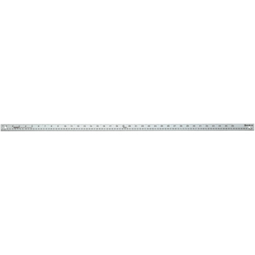 Inch/Metric Meter Stick, 3.28'/1 m L, Aluminum, 1/8" (1 mm) Graduations