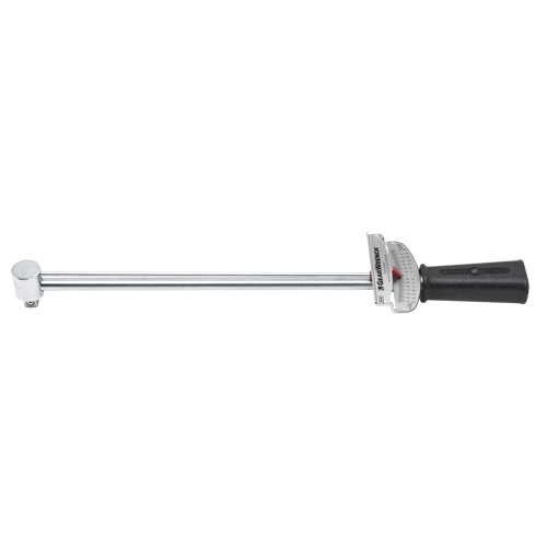 Beam Torque Wrench, Click, 1/2" Square Drive, 0 - 150 ft-lbs.