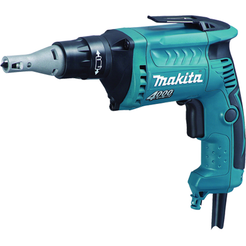 Drywall Screwdriver, 1/4" Chuck, 6 A, 120 V, 0-4000 RPM, Keyless Chuck