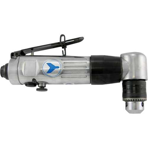 Heavy-Duty Reversible Angle Head Drill, 3/8" Chuck, 1700 No Load RPM
